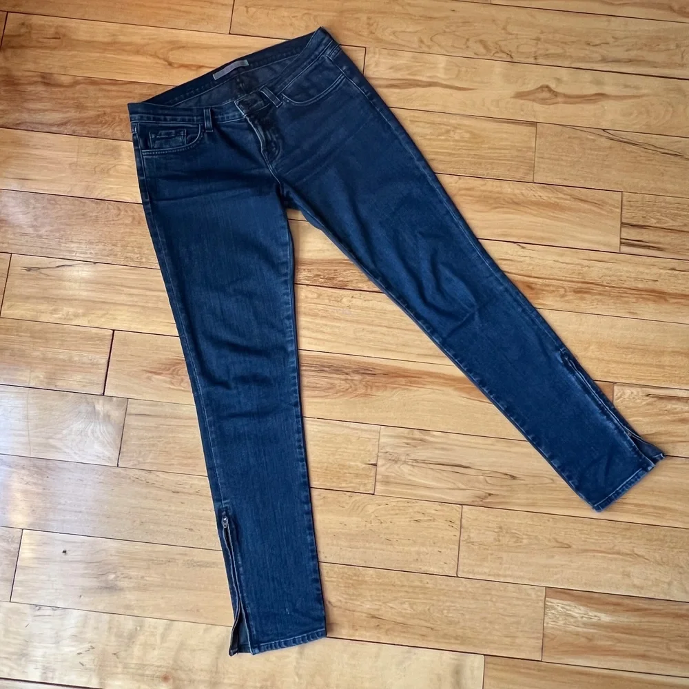 J Brand The Deal Style 9612 Bru Skinny Jeans Size 30 Dark Blue Mid Rise